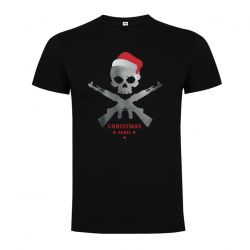 T-shirt Christmas Rebel Silver