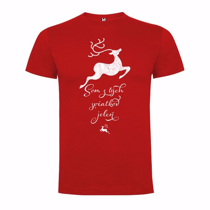 Christmas T-Shirt Deer Red
