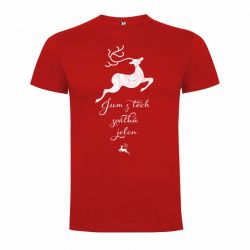 Christmas T-Shirt Deer Red