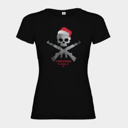 Christmas T-shirt Christmas Rebel Silver