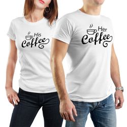 T-Shirts Her His Coffee