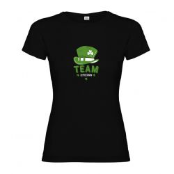 Ladies T-shirt Team Leprechaun Black