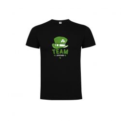 Children T-Shirt Team Leprechaun Black